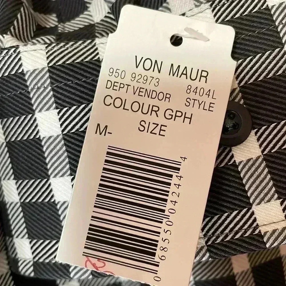 Forsythe of Canada Checkered Long Sleeve Button Down Shirt NWT Men’s Medium - Picture 8 of 8